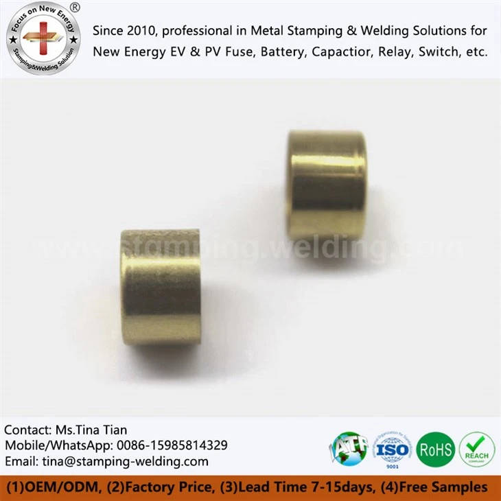 Brass End Cap for Photovoltaic Inverter Fuse