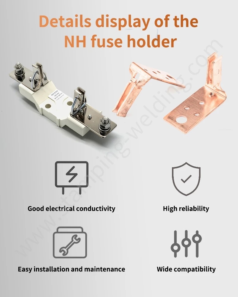 Details display of the Contact terminal for NH fuse Details display of the Contact terminal for NH fuse