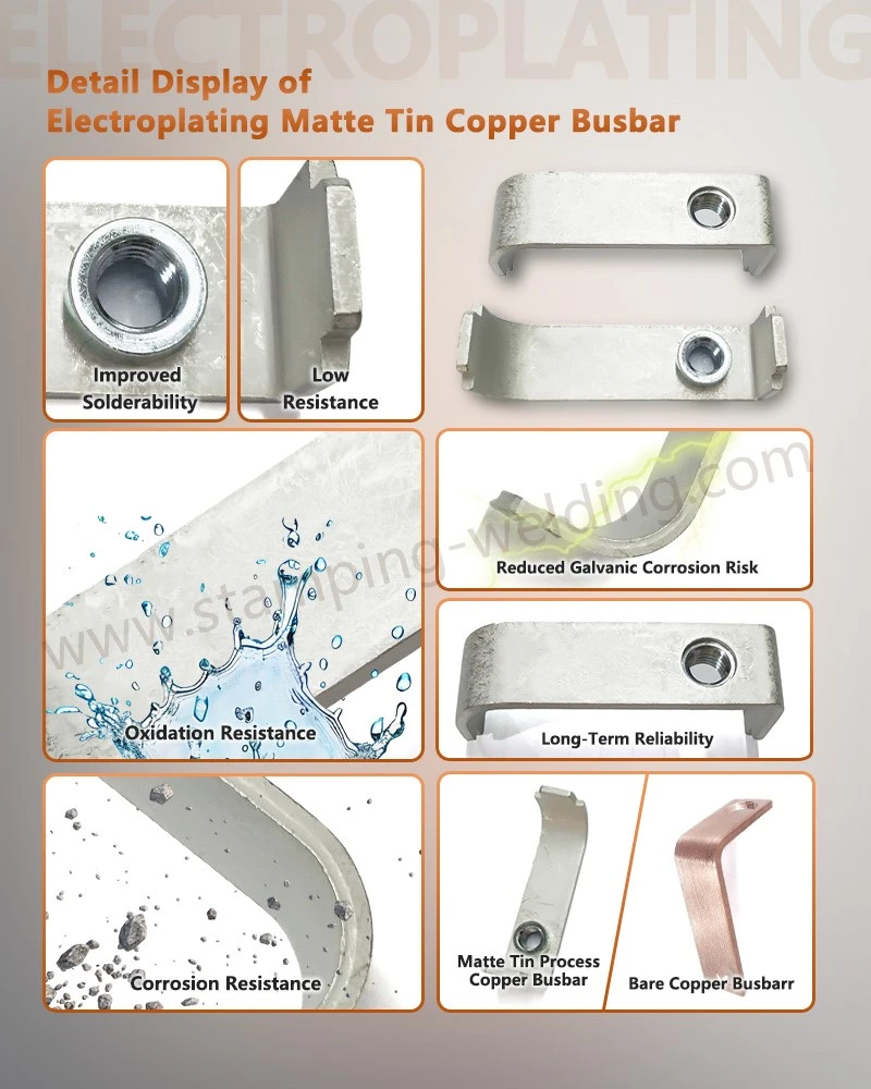 Detail Display of hdhc tinned copper busbar Detail Display of hdhc tinned copper busbar