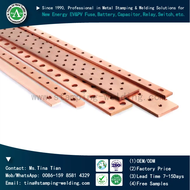 Customized Punched Copper Busbar